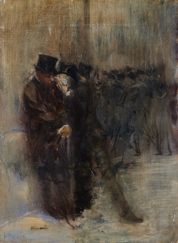 Confidences dans les coulisses à lOpéra circa 1880