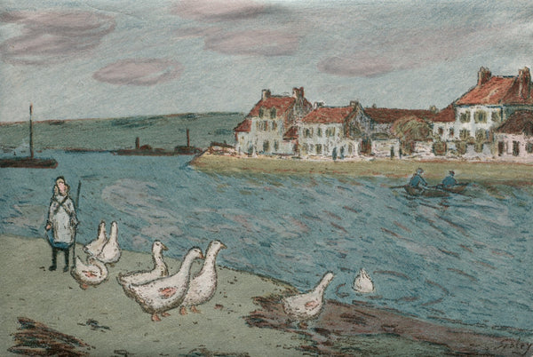 The River Bank or Geese 1897