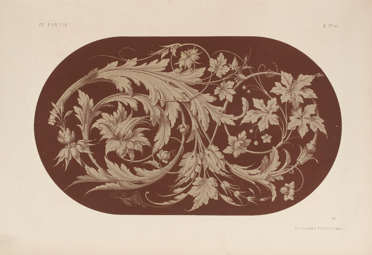 Fleuron règne végétal 1866