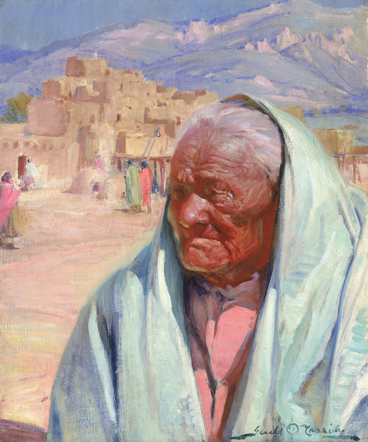 Antonio Concha Old Man of Taos 1924