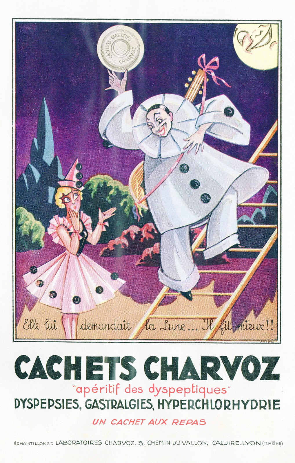 Cachets Charvoz 1910 1950