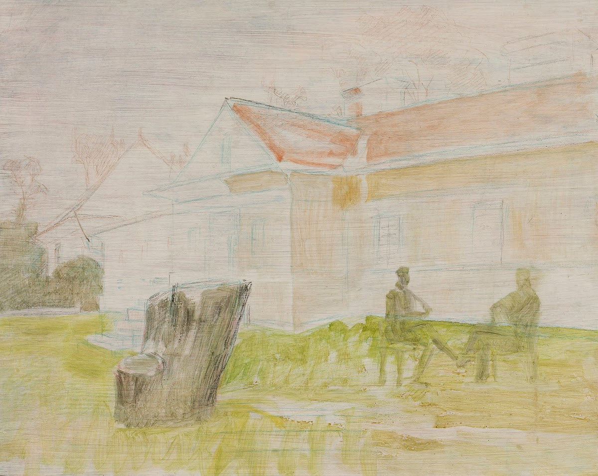 Manor house sketch Lusławice circa 1924