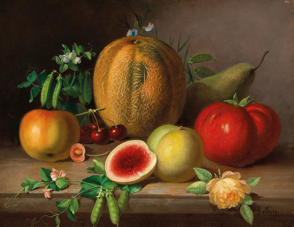 Still Life with Grapes and Pears