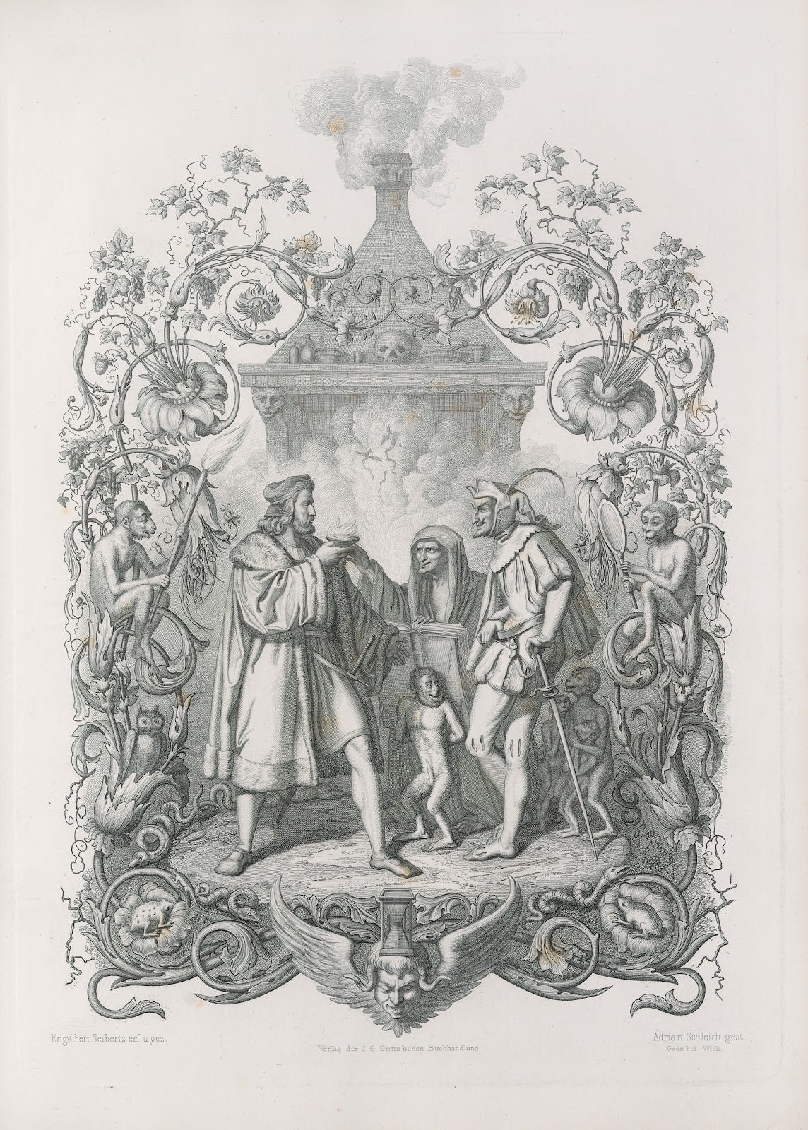 Faust eine Tragodie von Goethe erster Theil Pl12 1854