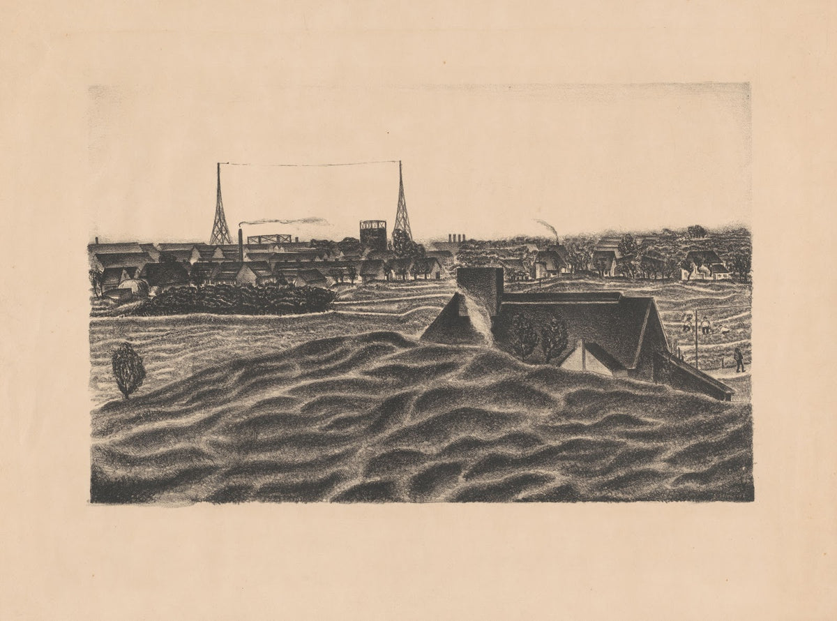 Gezicht op Hilversum 1930