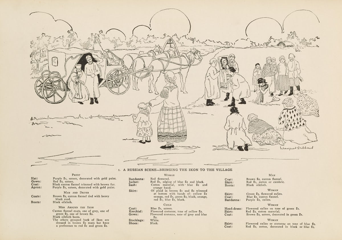 National costumes of the Slavic peoples Pl01 1920