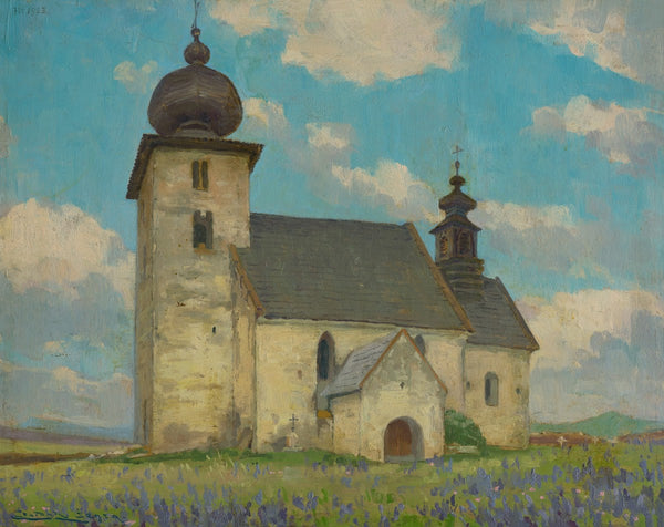 Gothic church in Žehra 1912
