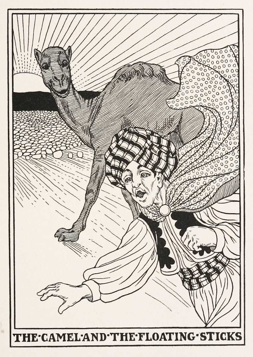 The Camel and the Floating Sticks 1900