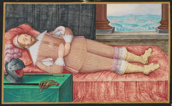 Friedrich Graf von Solms auf dem Totenbett 1635