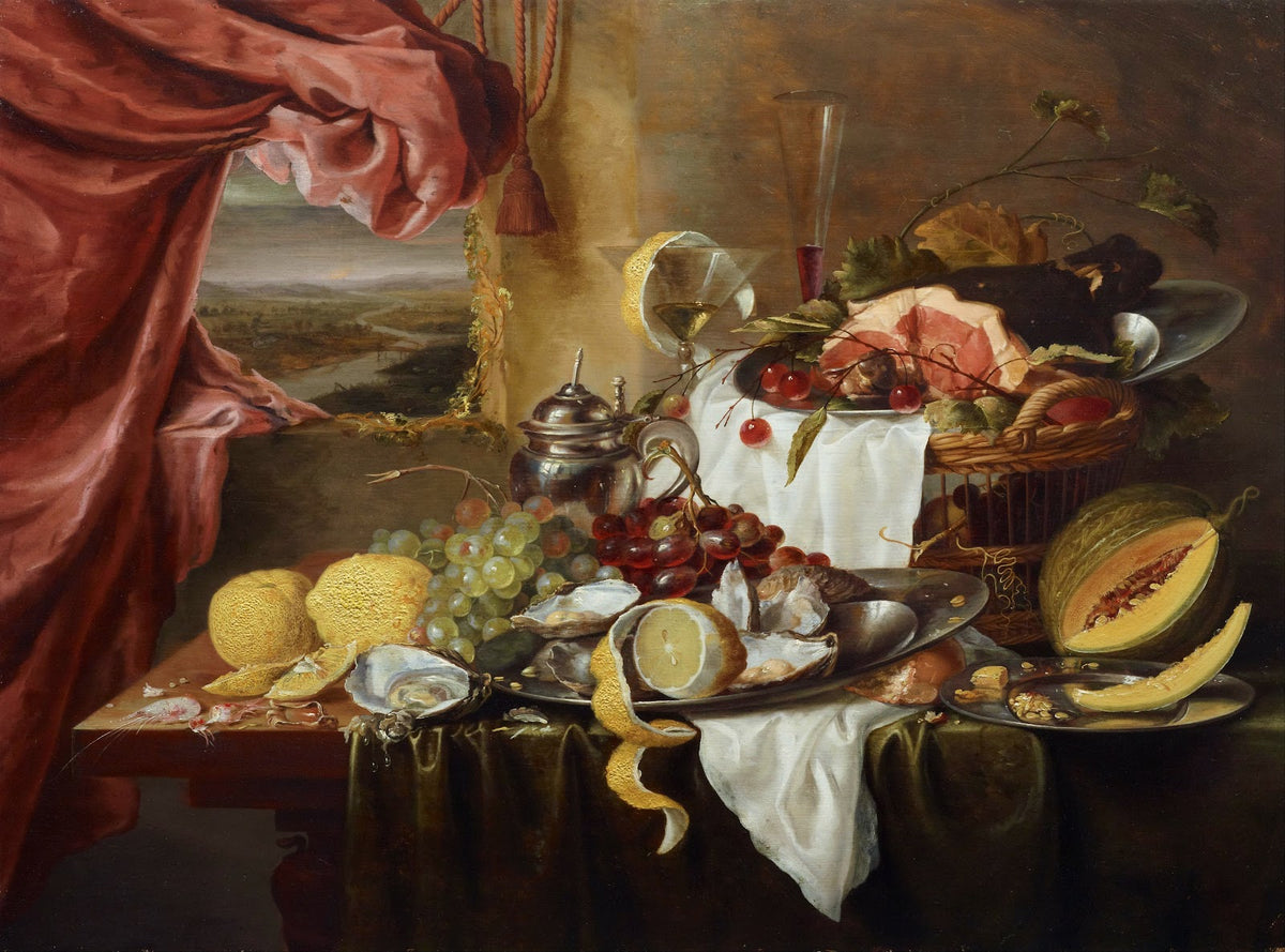 Still Life With Imaginary View circa 1645