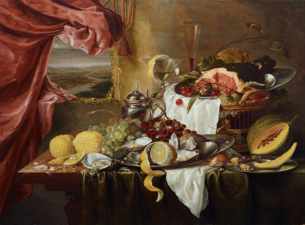 Still Life With Imaginary View circa 1645