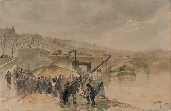Les bords de Seine quai du Louvre 1er arrondissement 1896 1906
