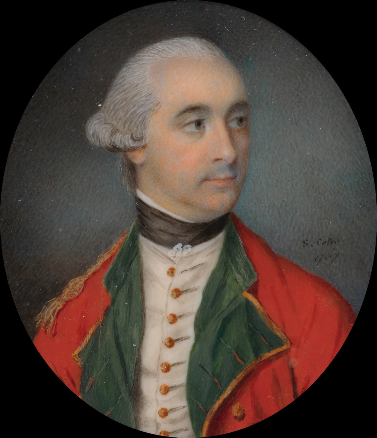 Portrait of an Infantry Officer 1767