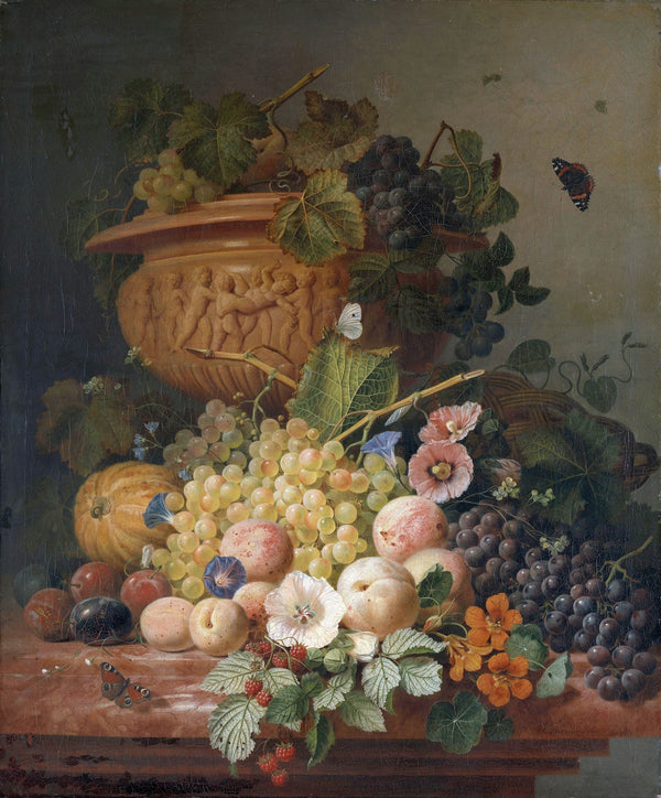 Still Life with Flowers and Fruit 1824
