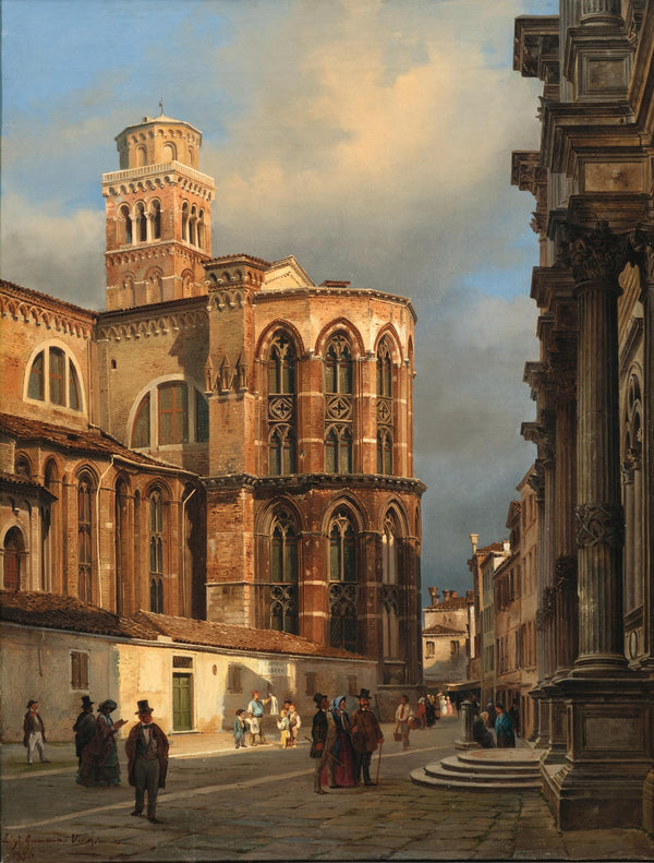 Venice a View of the Church of San Rocco 1856