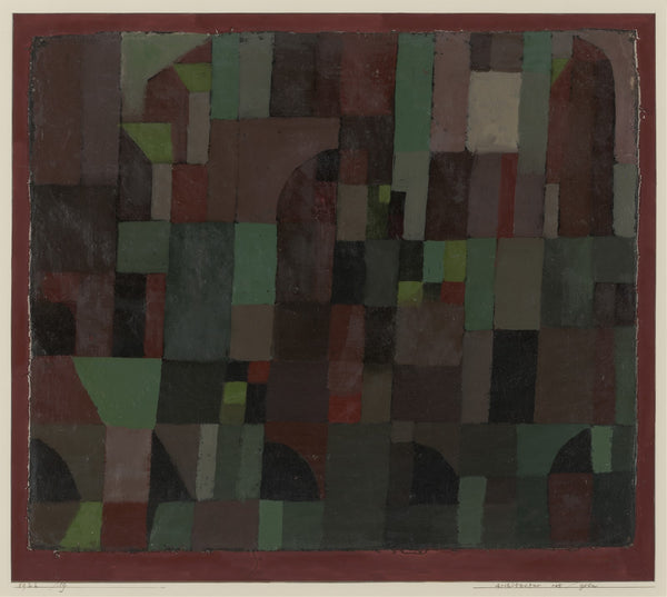RedGreen Architecture yellowvioletgradation 1922