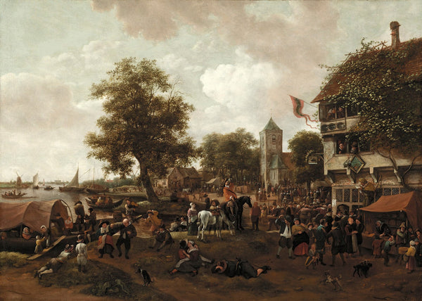 The Fair at Oegstgeest ca between 1655 and 1660