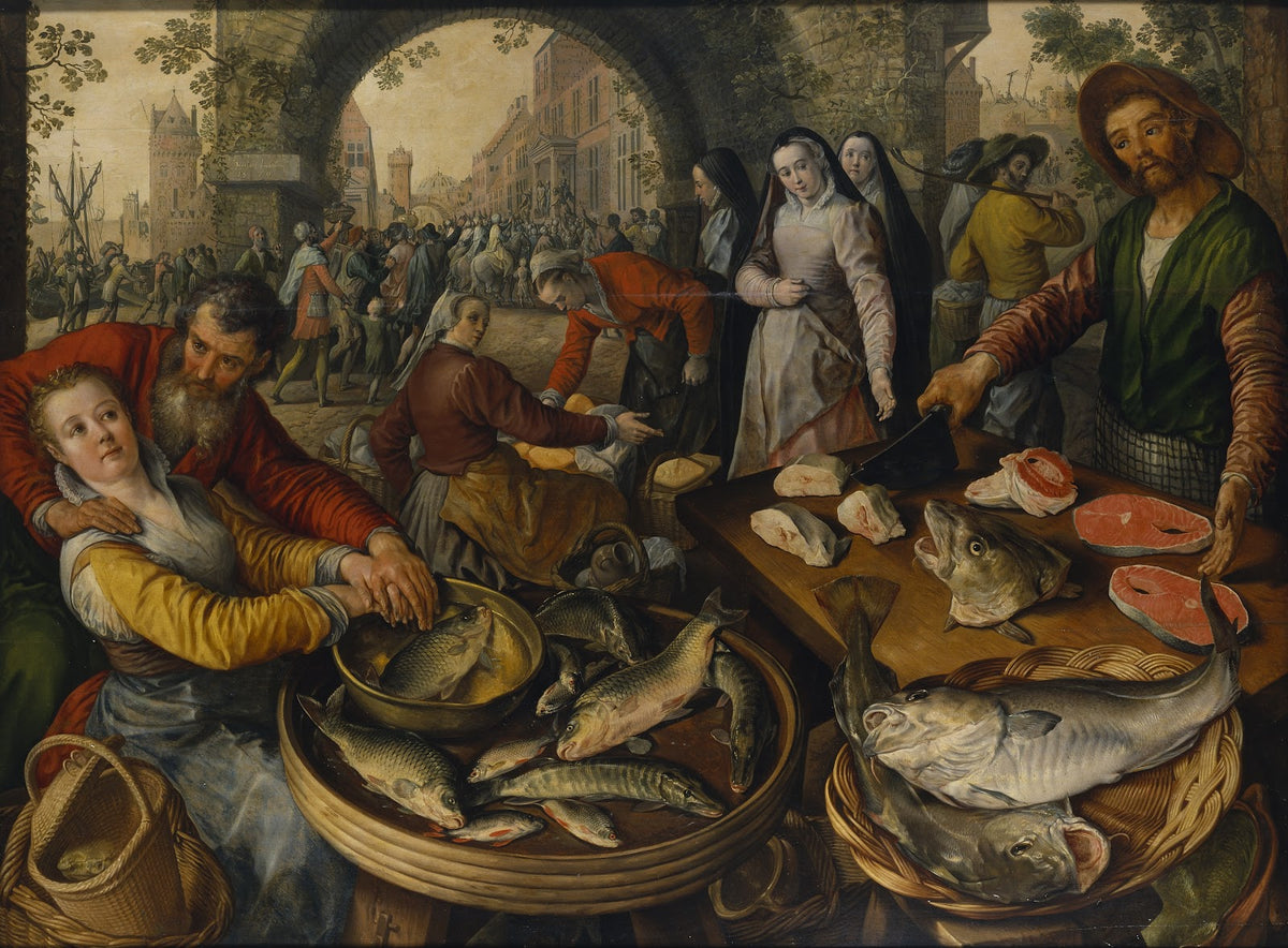 Fish Market with Ecce Homo 1570