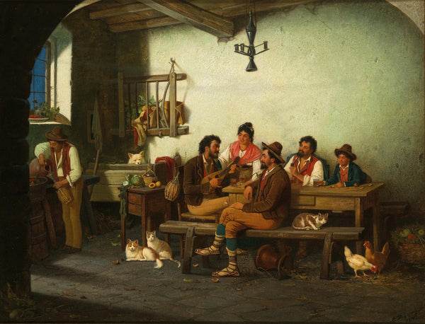 A Party in a Roman Tavern