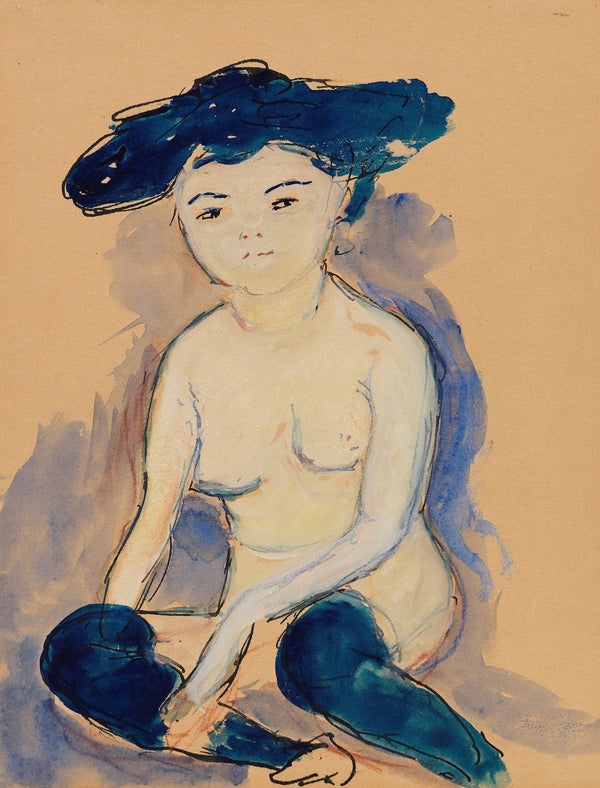 Helene mit modischer Japanfrisur 1909