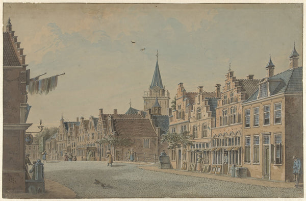 De visbrug in Woerden 1744 1786