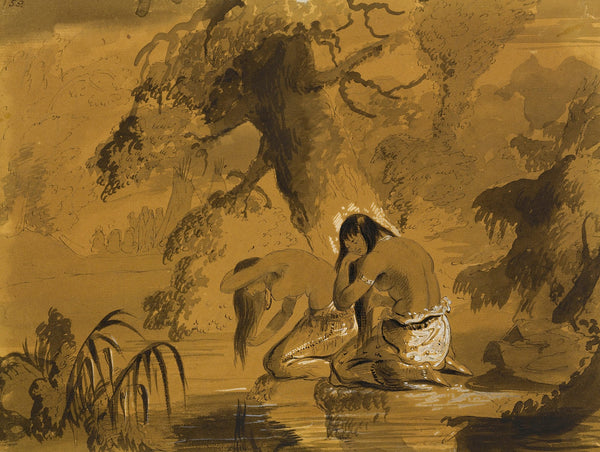 Female Indians Toilet circa 1837