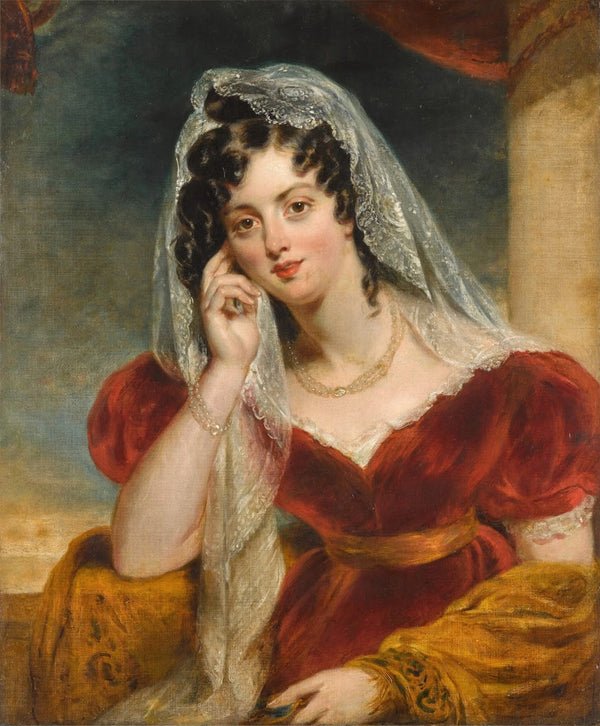 Portrait of the artists sister Sarah Wyatt Gray née Wood b 1812