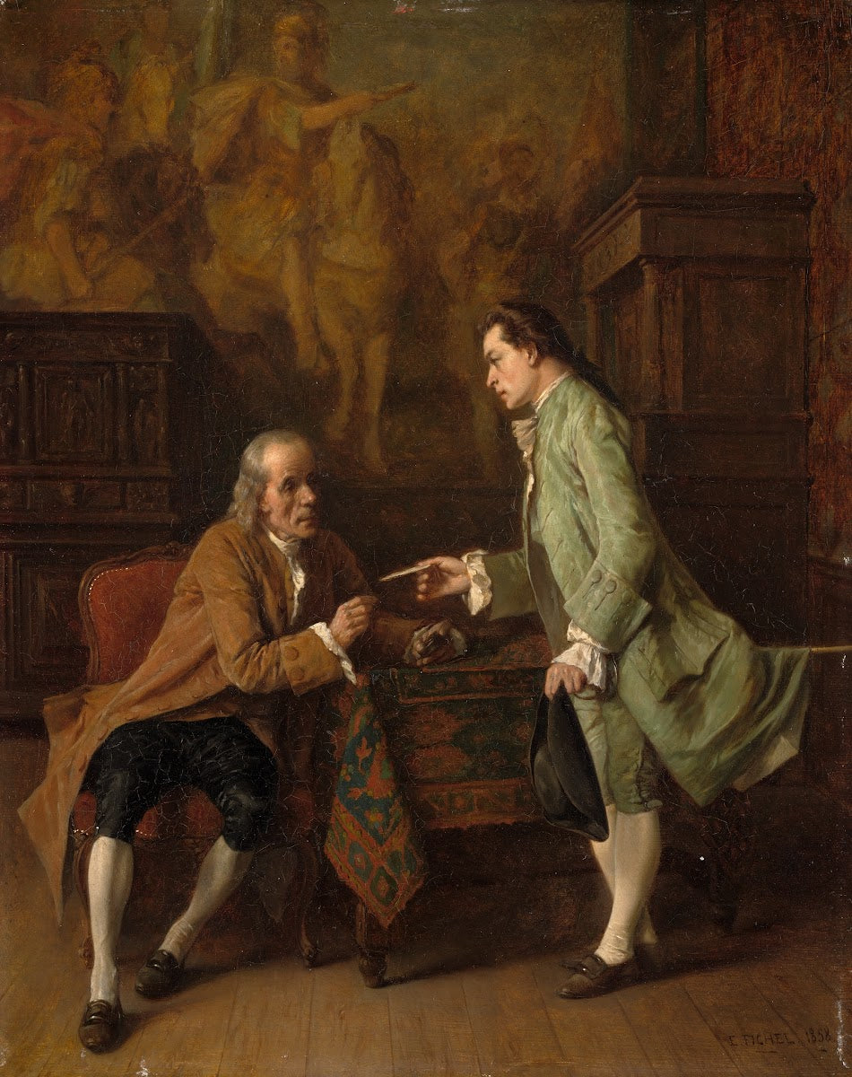 The letter of recommendation 1858