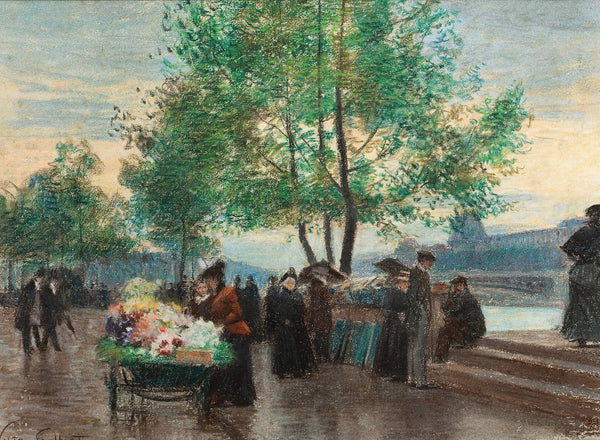 Marchands aux Bords de la Seine Paris