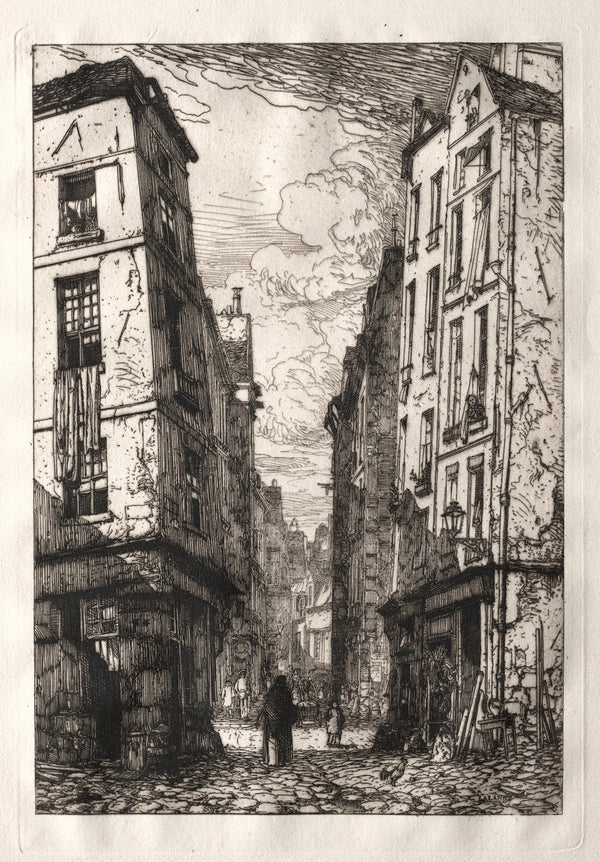 Rue des Marmousets Old Paris 1862