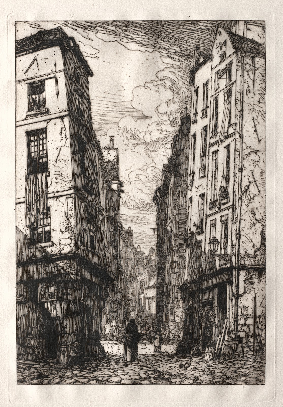 Rue des Marmousets Old Paris 1862