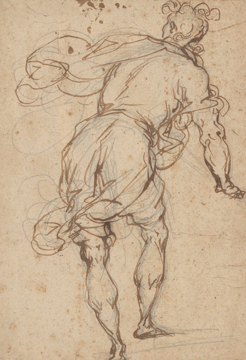 Male Figure Seen from Behind ca 160310