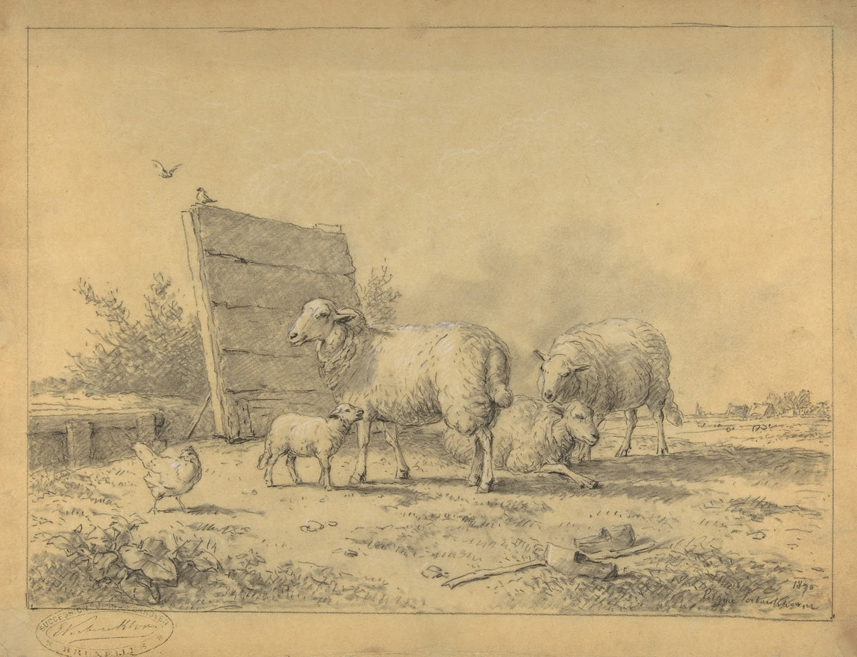 Sheep in a Landscape 1870