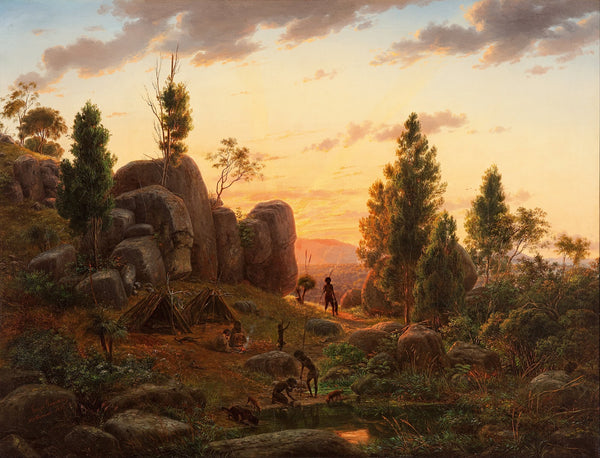 Stony Rises Lake Corangamite 1857