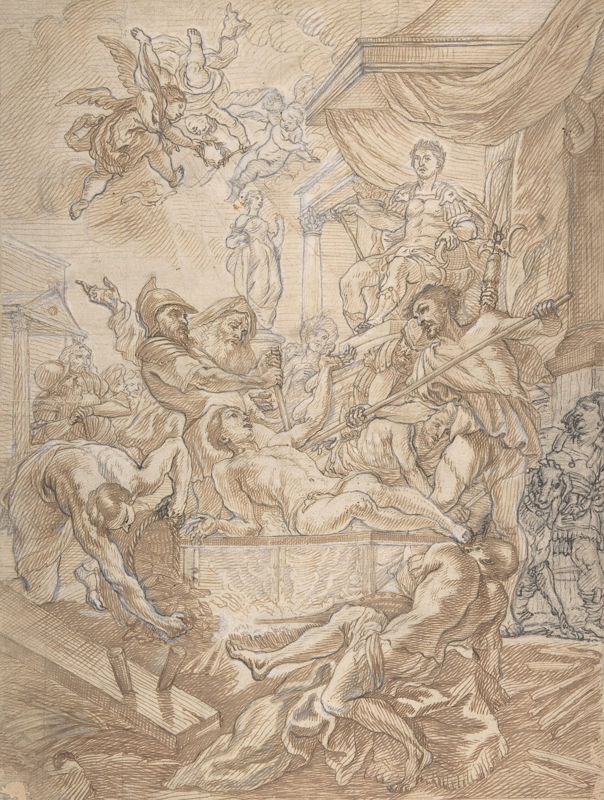 The Maryrdom of Saint Lawrence 17th century
