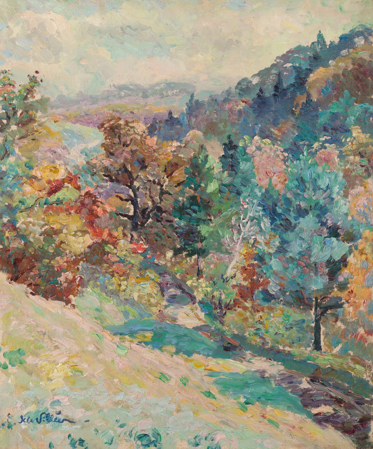 Vallée de Calamine Automne 1899