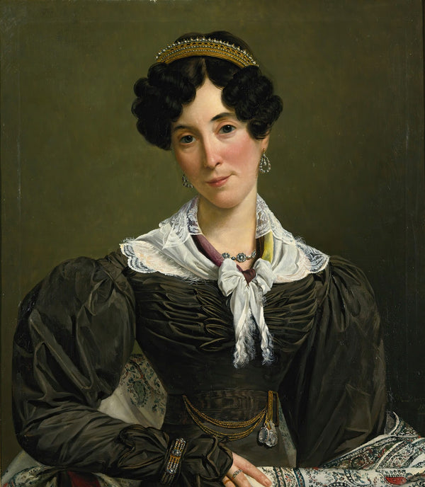 Portrait De Victoire Du Bois 1827