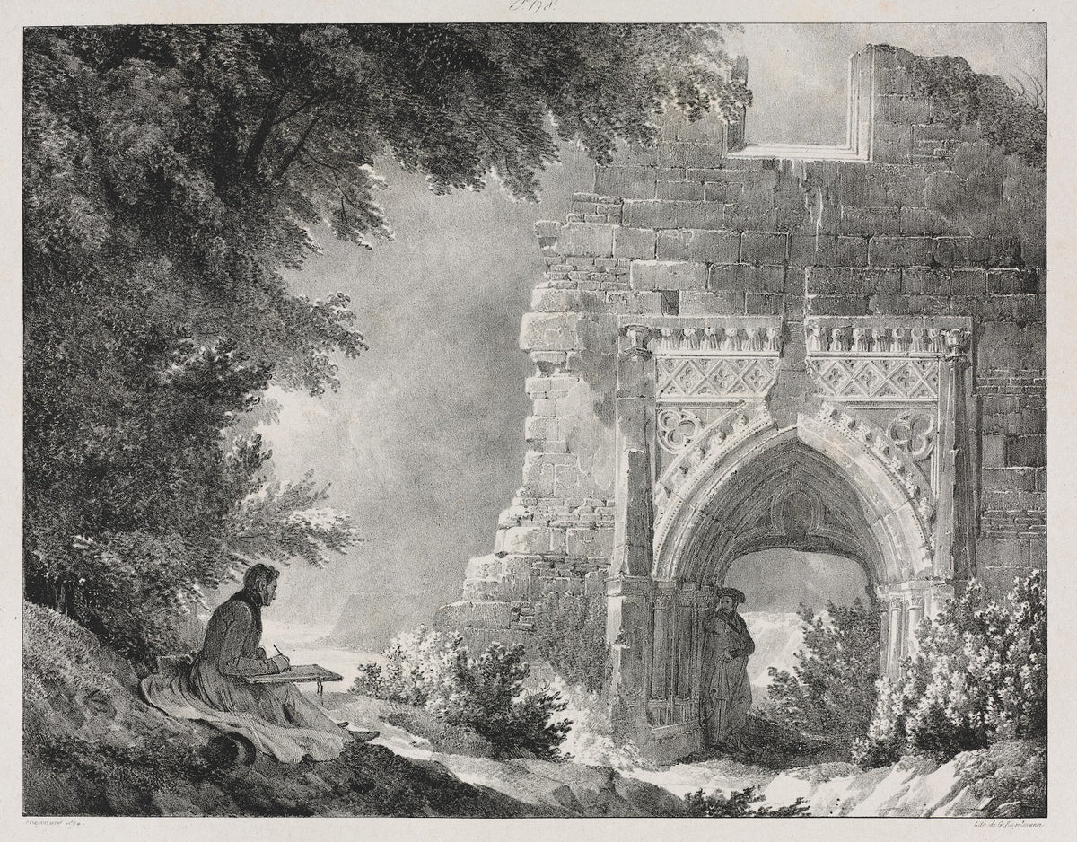 Ruins of the Palace of the White Queen 1824