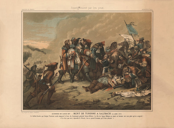 Wars of Louis XIV Death of Turenne at Salzbach July 27 1675
