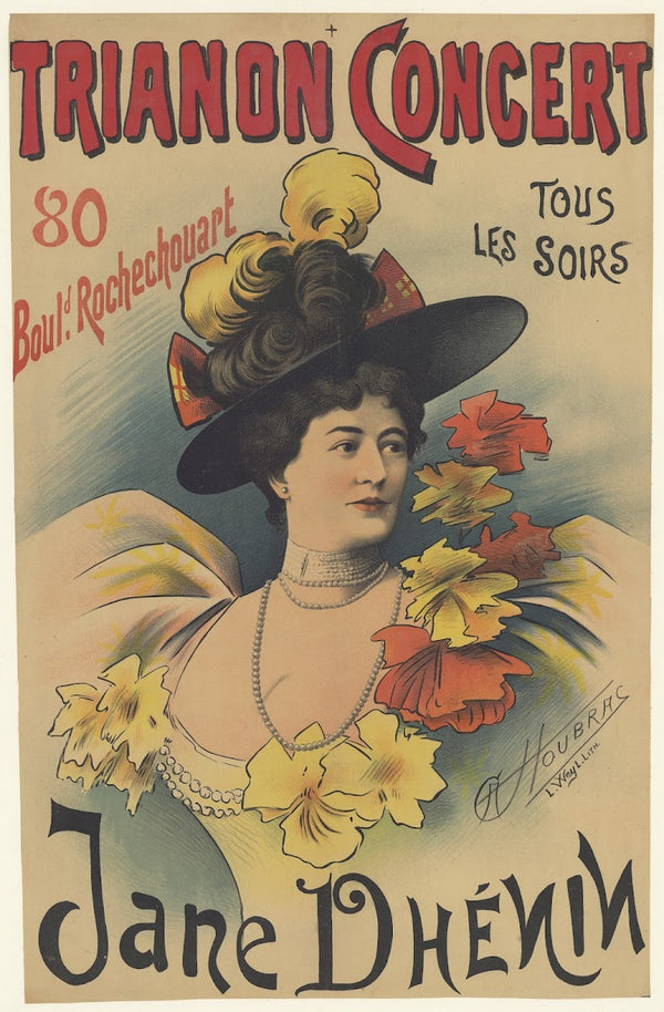 Trianon Concert tous les soirs Jane Dhenin 1890