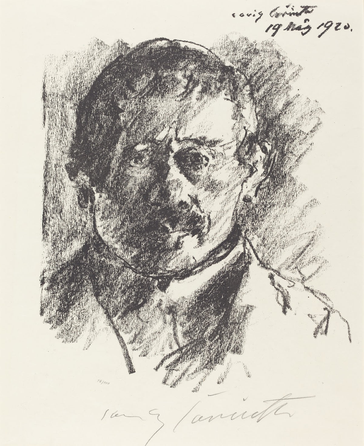 Self Portrait Selbstbildnis 1920