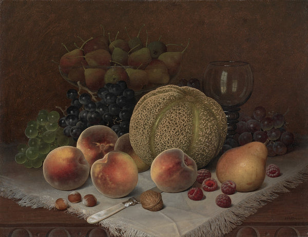 Still Life with Cantaloupe c 1880