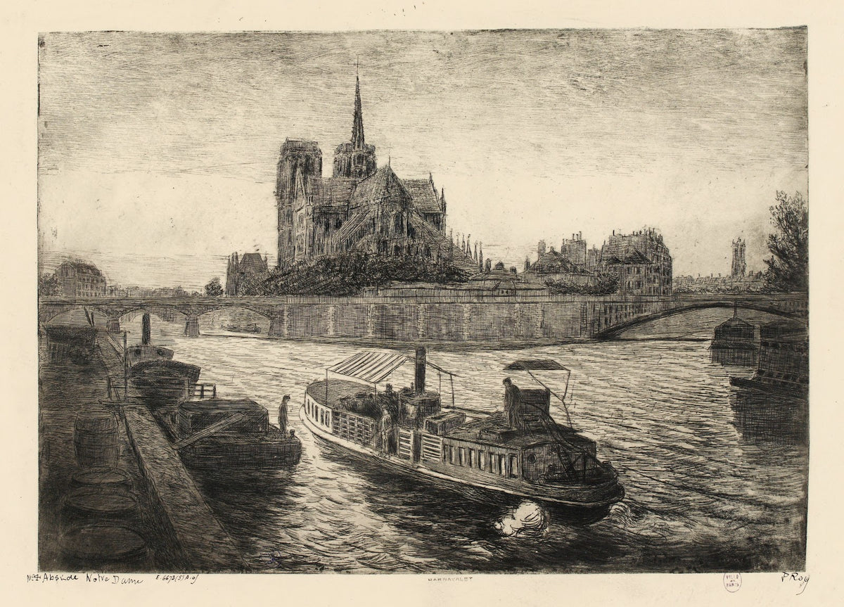 Abside de Notre Dame 19th Century