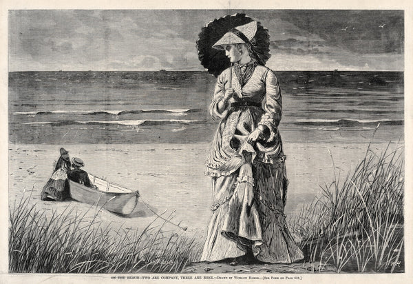 On the Beach Two are Company Three are None 1872