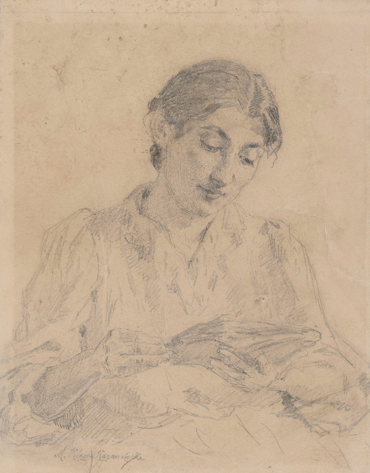 Woman Reading a Book