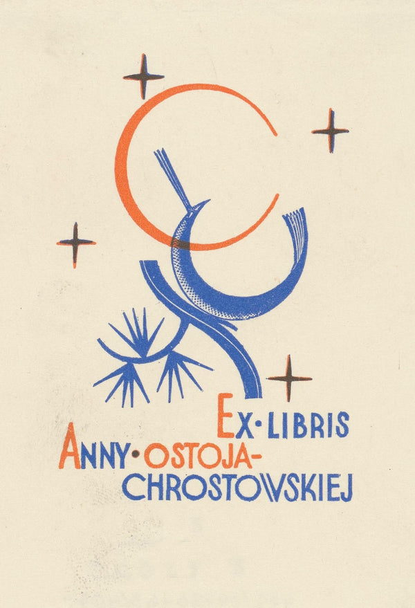 Ex libris Anny Ostoja Chrostowskiej 1931