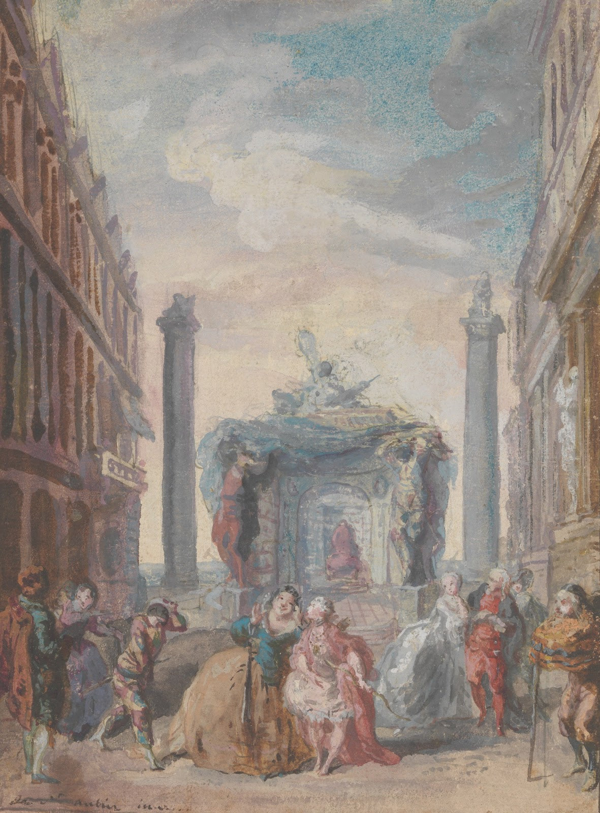 Les fêtes vénitiennes after 1759
