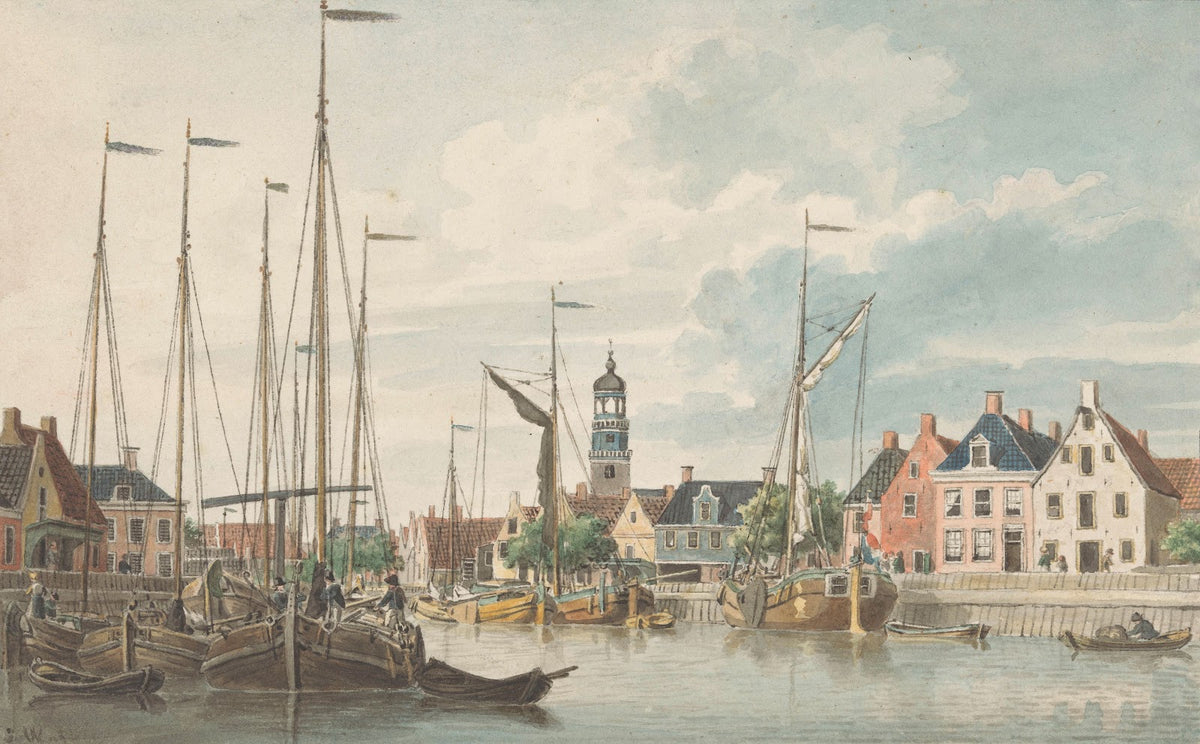 Gezicht te De Lemmer 1832 1880