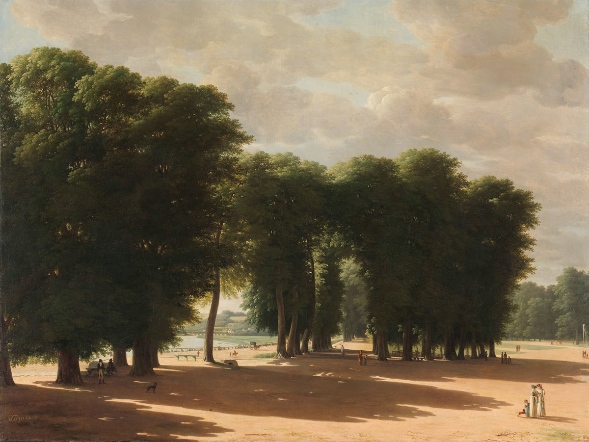 The Entrance to the Park of Saint Cloud Paris 1809