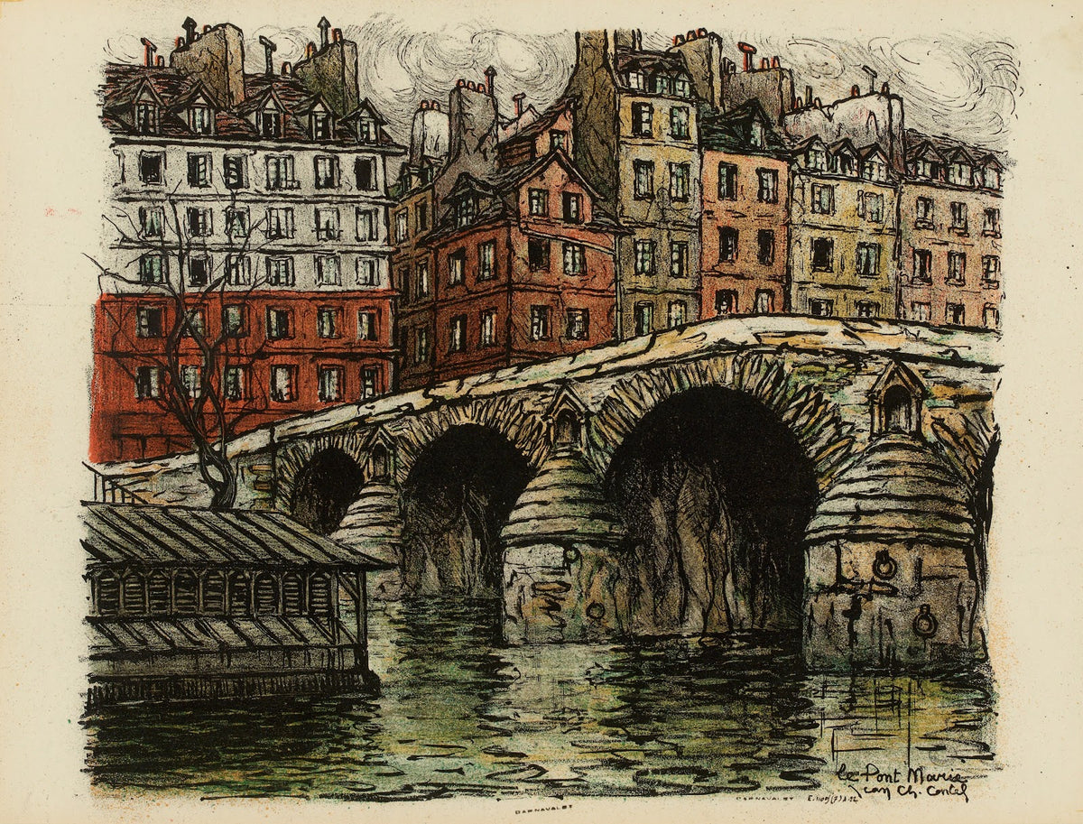 Le pont Marie 1921